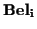 ${\bf\Delta Bel_i}$